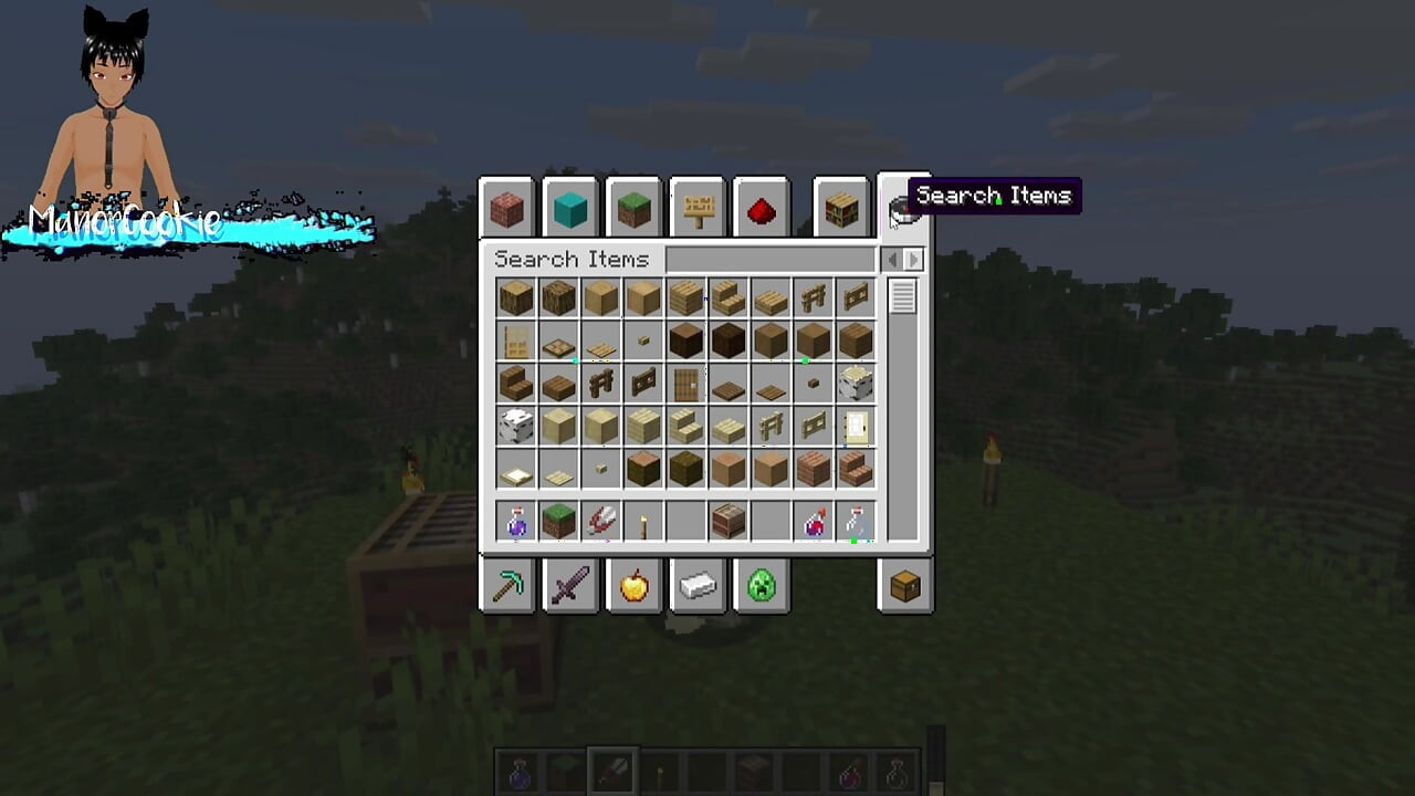 Minecraft mod Needs of Nature - Steve and alex masturbating and showing off some features! Like Cum!