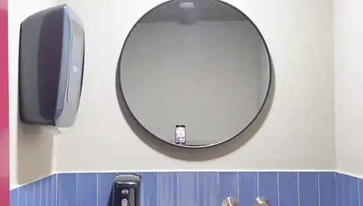 pawg public bathroom masturbation