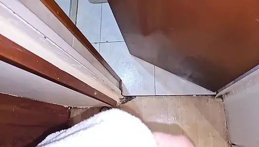 POV Spied on My Stepsister in Her Morning Shower, We Ended up Fucking Until I Cum in Her Mouth