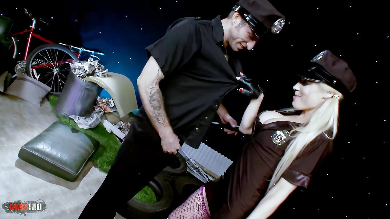 Cindy Behr and Jamie Barry in Uniformed Fuck Fest