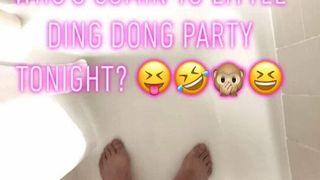Pequeña fiesta de ding dong