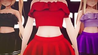 MMD R-18アニメの女の子のセクシーなダンスクリップ332