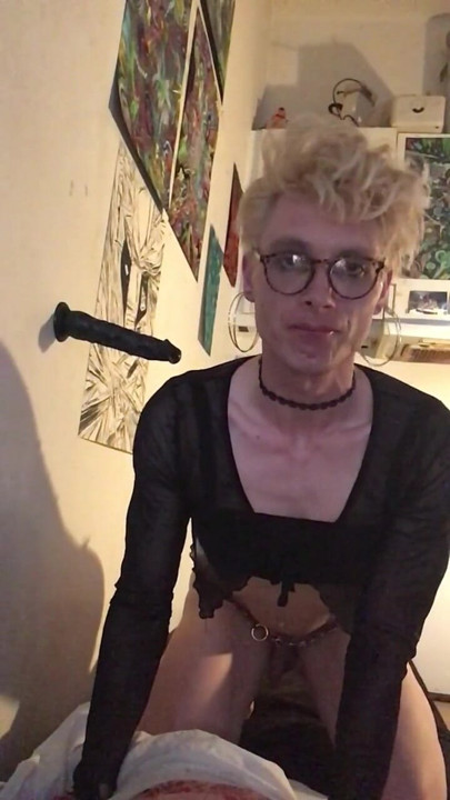 Sissy whore Jes love exposure! | Clip 1