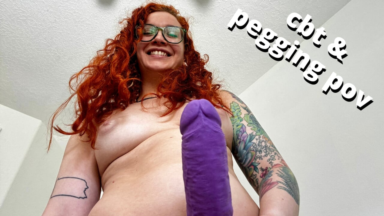 Nevina cimerka je tajna Domme: femdom CBT pegging pov - ceo video na Veggiebabyy Manyvids