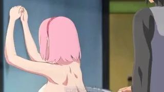 Cowgirl sakura geneukt door Sasuke