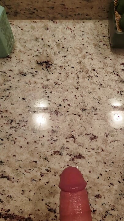 Messy masturbation