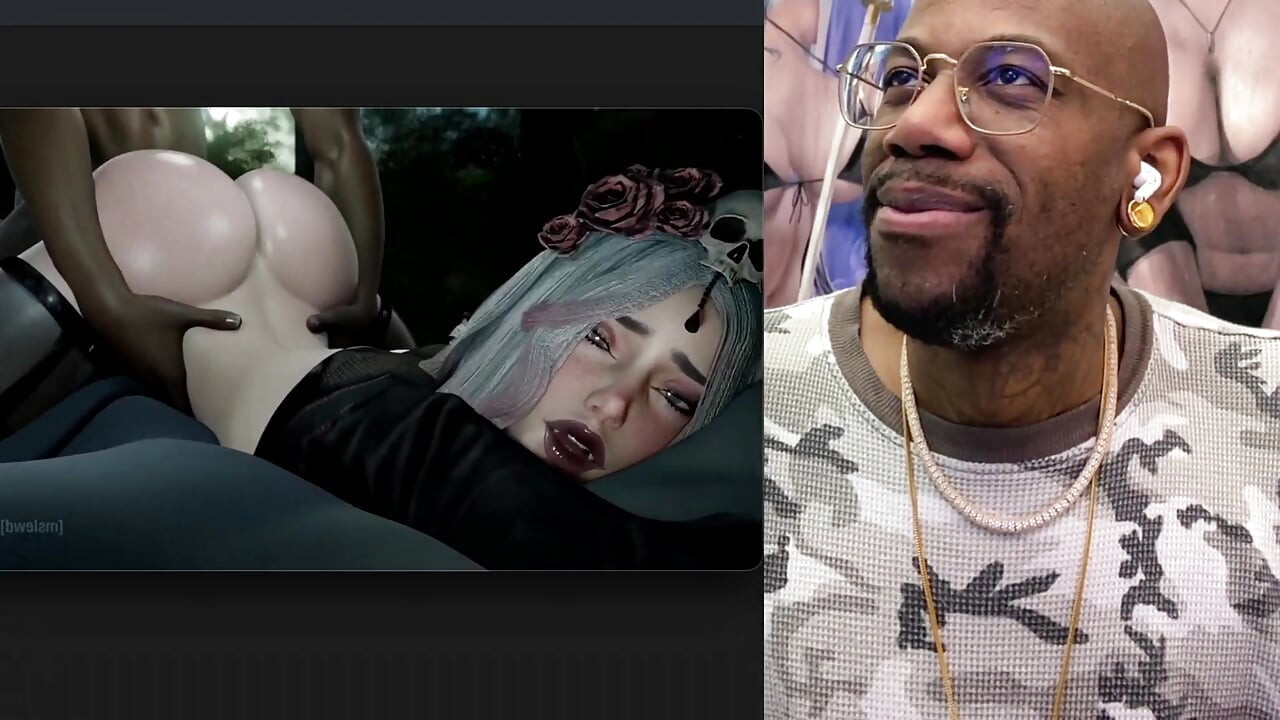 Panam Deepthroating the Fuck Out of a Hard BBC Dildo with Her Ass Exposed, Huge Ass Slut Fodida por um BBC