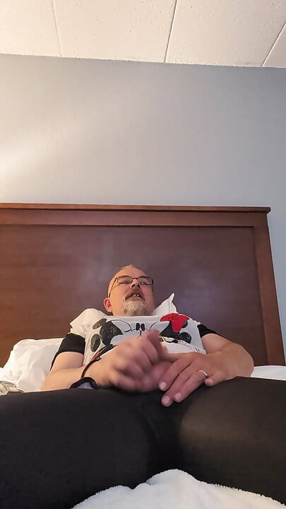 Birthday masturbating in wife's clothes