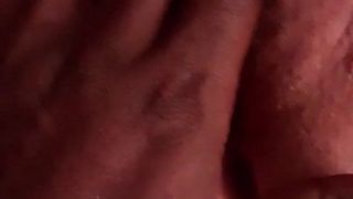 Fingering that BBW fat pussy