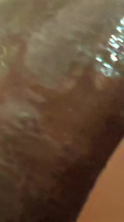 Black man playing the try not cum challenge with his wife sucking on his cock, failed and ended up cumming inside her mouth | Clip 1