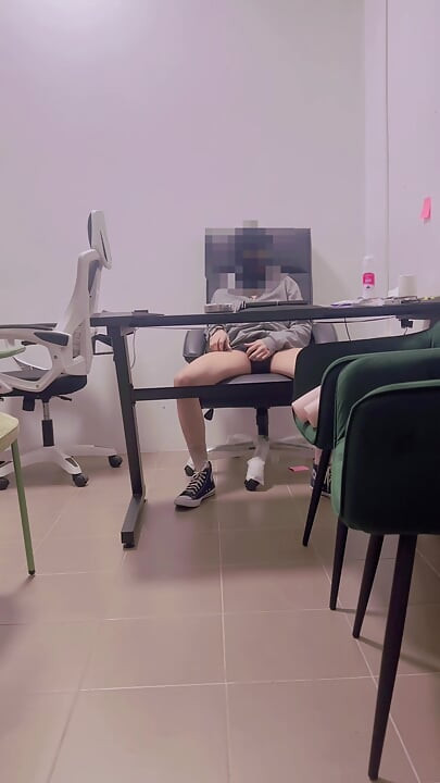Having sex in the office on vacation.