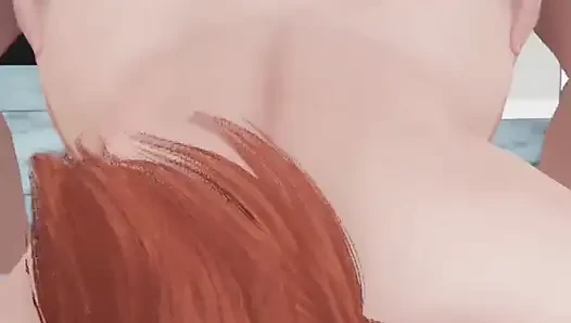 Pantat bahenol bu guru rambut merah dientot habis-habisan sama kontol besar - bokep 3d