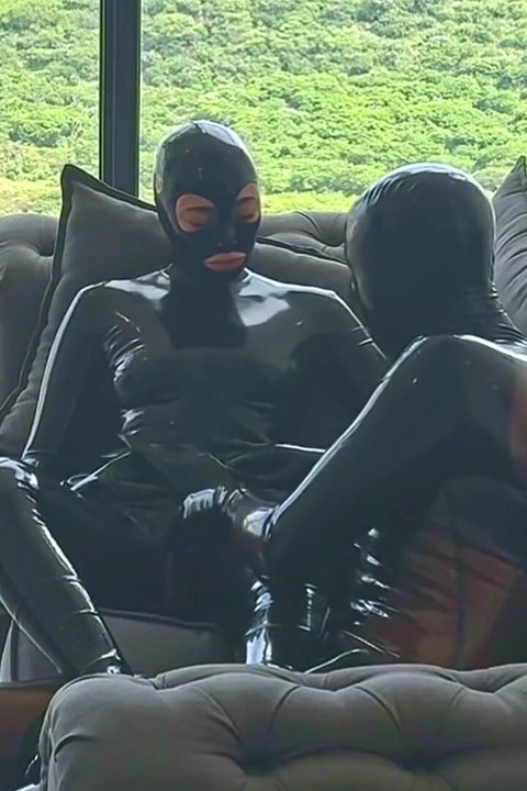 Horny in Latex Enjoying the View - Alex Latex