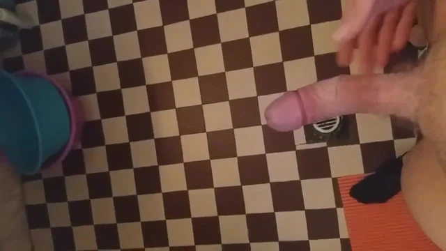 Red Rocket in the bathroom