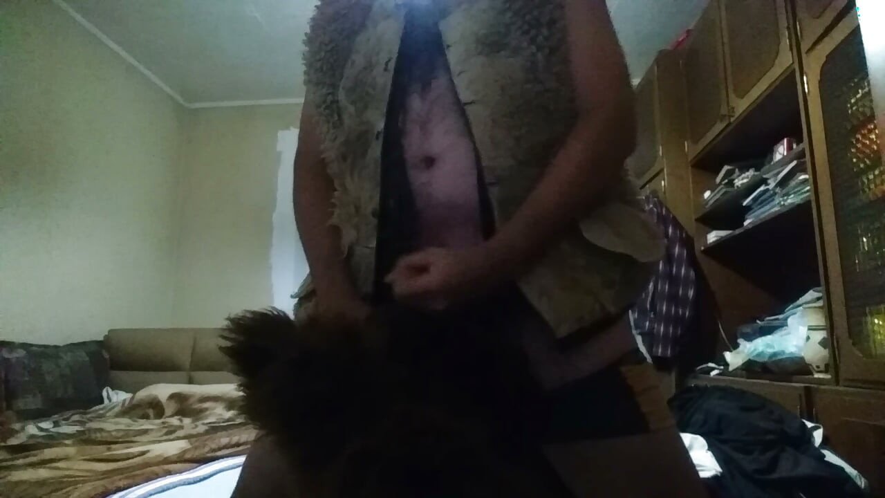 Feeding you cum in my furs