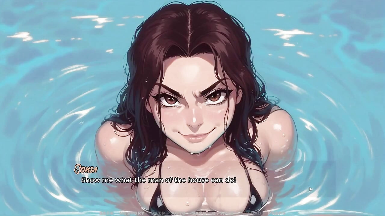 My New Girlfriend [ Taboo Hentai Game ] Ep.52 Caught My MILF Neighbor Boob in the Pool Just Next to My Stepmom!