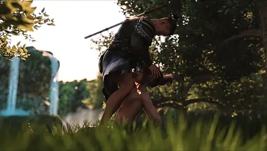 Yumi si gadis jepang 18 tahun lagi asik nyepong kontol besar di hutan
