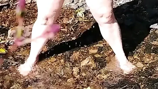 I took my stepmother to see a stream, and she ended up taking off all her clothes in front of me.