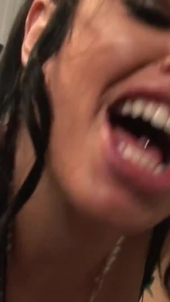 Captivating moment from "Hot secretary answers the phone while stud creams her face"