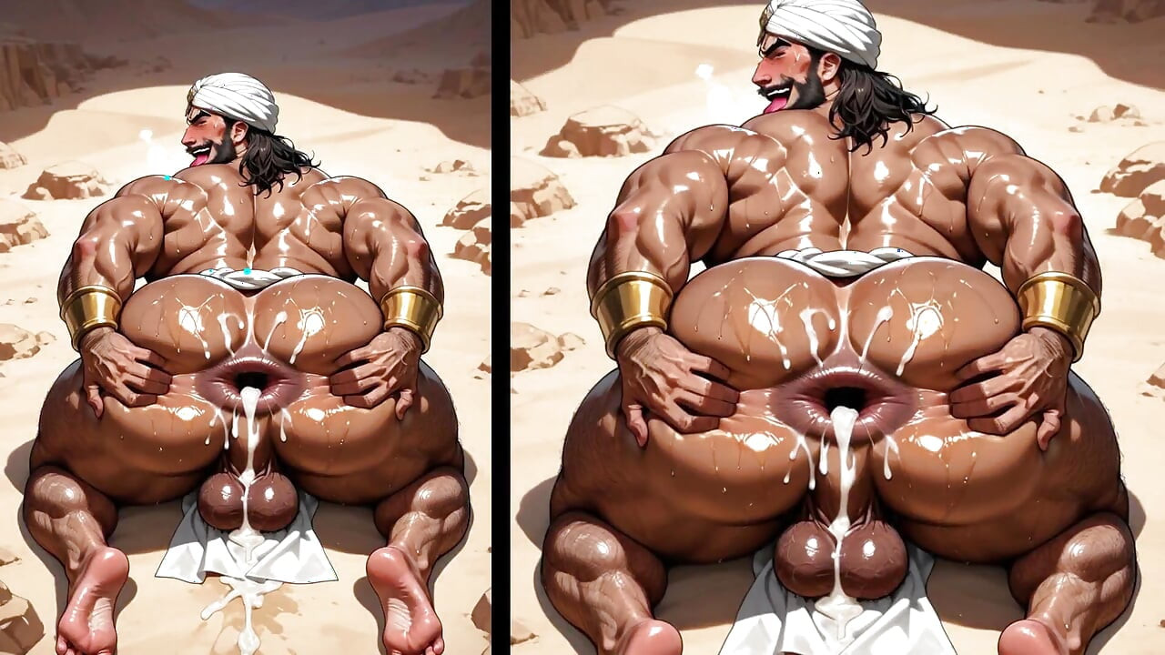 Sumerians Hold Gay Orgy in Hot Desert - Gay Boy Hentai Animation Yaoi Anime
