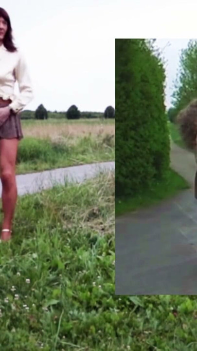 Slut On Offer - Public Posed & Wanked | Clip 1