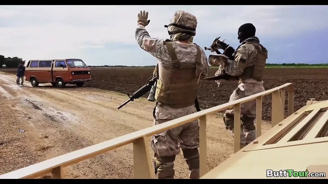 Soldier gets Head on Duty