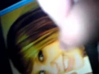 Cum Tribute on Lisa's Face