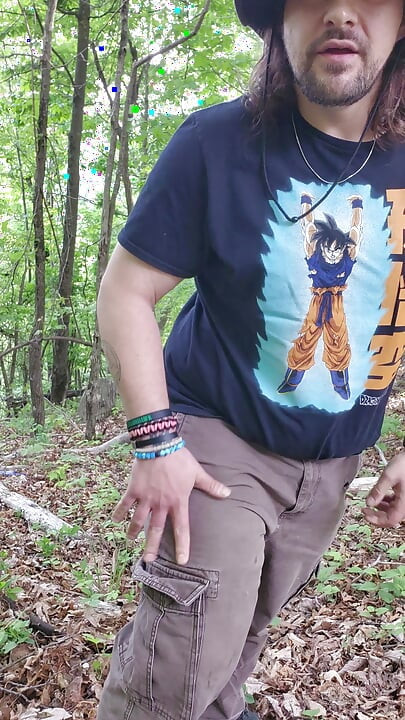 Pissing in the Woods at the Rest Area