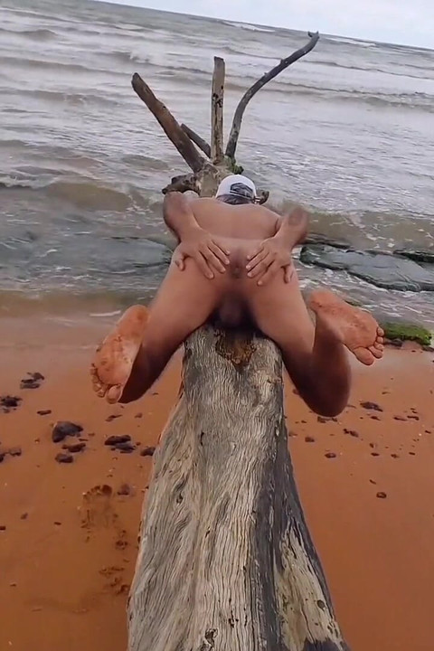 レディシルバ ビーチで大きなお尻