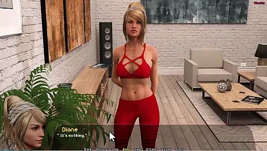 Haley hikayesi #11 - Haley Johannes'e banyoda ayakla muamele yaptı... Diane ve Johannes biraz zaman geçirdiler.