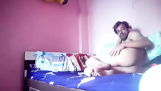 Asian boy masturbating