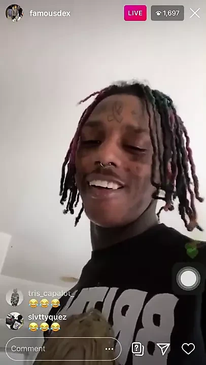 Rapper Famous Dex Is Getting Head On Instagram live