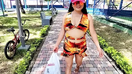 Park stranger verführung: atemberaubende latina-MILf nimmt ihn für eine wilde begegnung mit nach hause