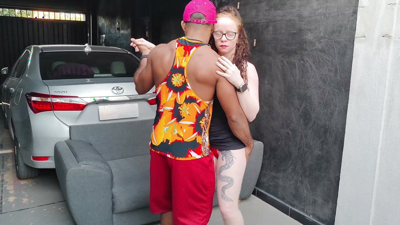 Right after the dance I throw him on the couch and make him fuck my ass