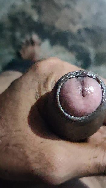 Deshi lund, Dick masturbiert mit nassem sound, nahaufnahme, ASMR