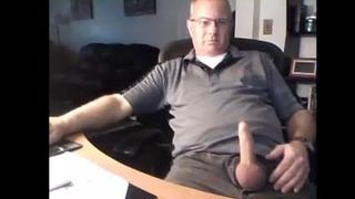 Handsome step dad exposing his penis