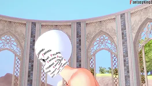 Columbina blowjob - Genshin Impact