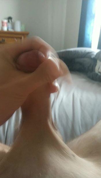 Rubbing my Big Cock