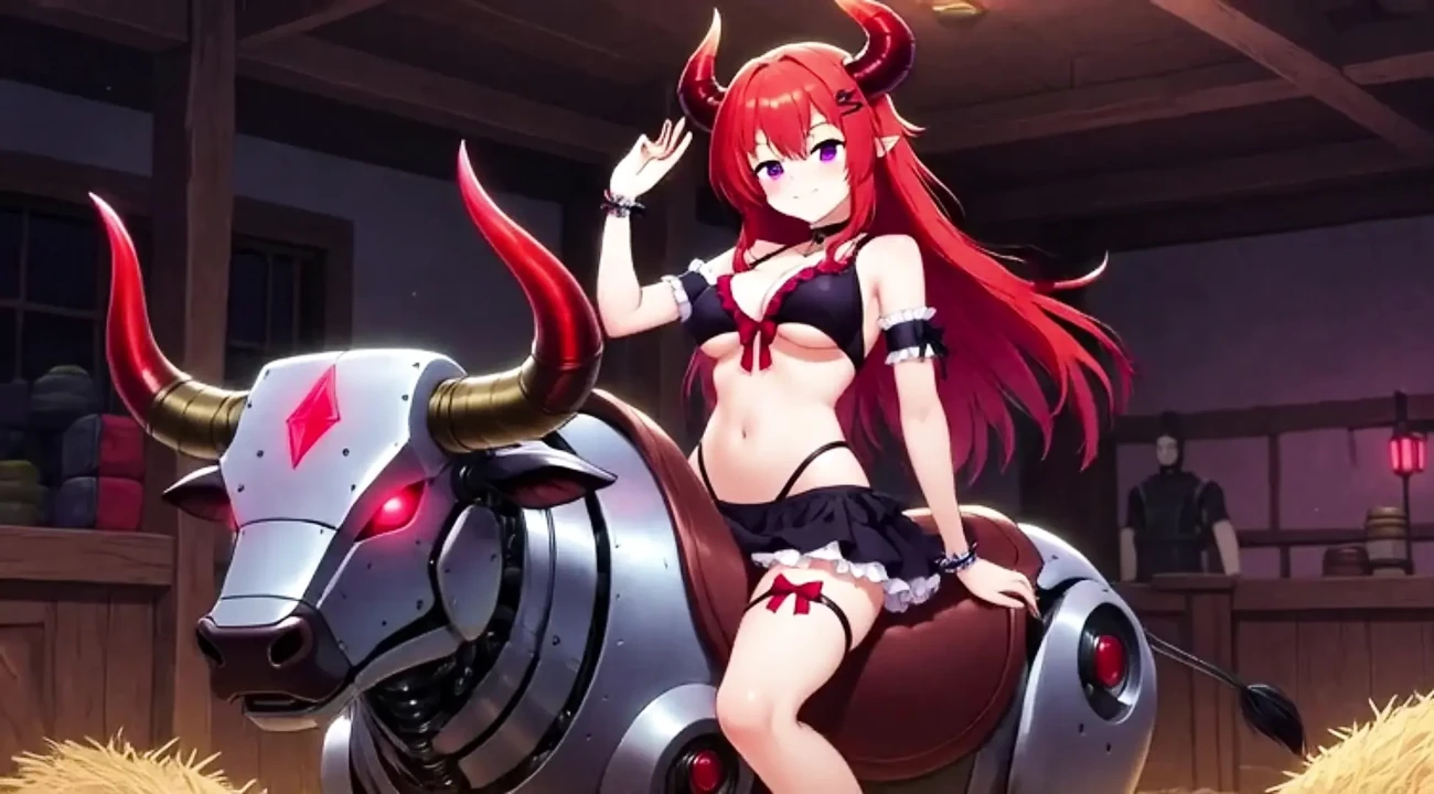 Animated Scene in Mechanical Stable