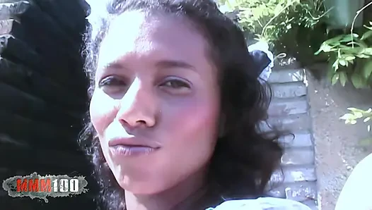 Priska Farel - Avrupalı hizmetçi barbekü setinde sert sikiliyor