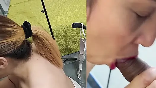 Fabiana's Footjob and Oral Sex