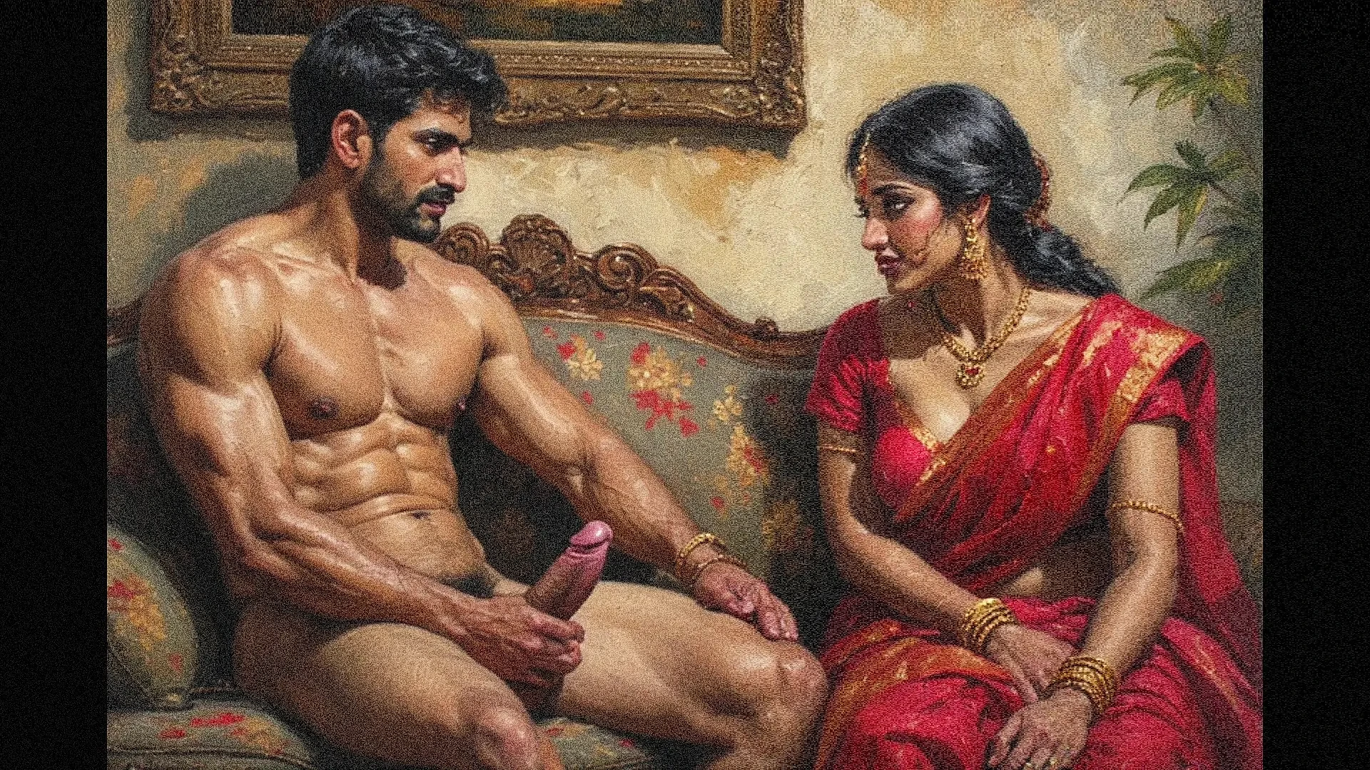 Bhabhi threesome sex with her neighbour uncle and his brother