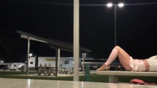 Rest Stops, Truck Stops, and She Dont Stop :) Public Slut ts