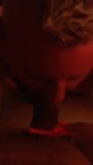 After cumshot sucking