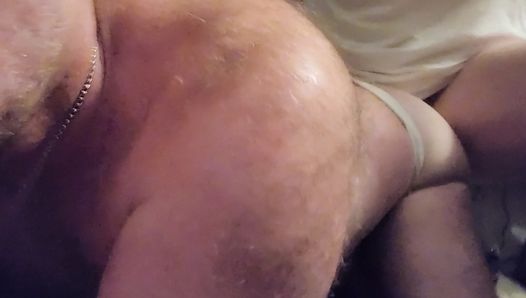 Whimpering bottom Vanillapig gets his hairy bear ass pounded hard by Boy's thick seven inch cock