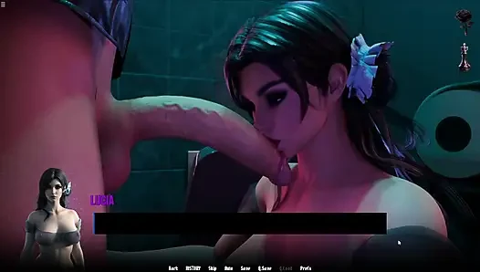 Sexy Stranger Girl Sucking Tom's Massive Cock In Toilet