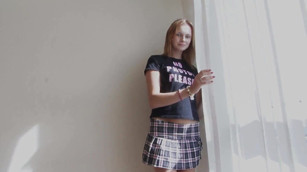 Redhaired Teen Chloe Smith Poses Naked on the Bed