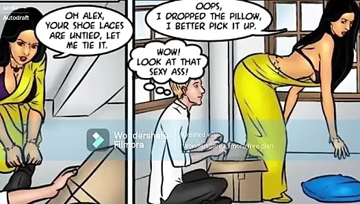 Savita bhabhi aur annie ki gaand faad chudai.