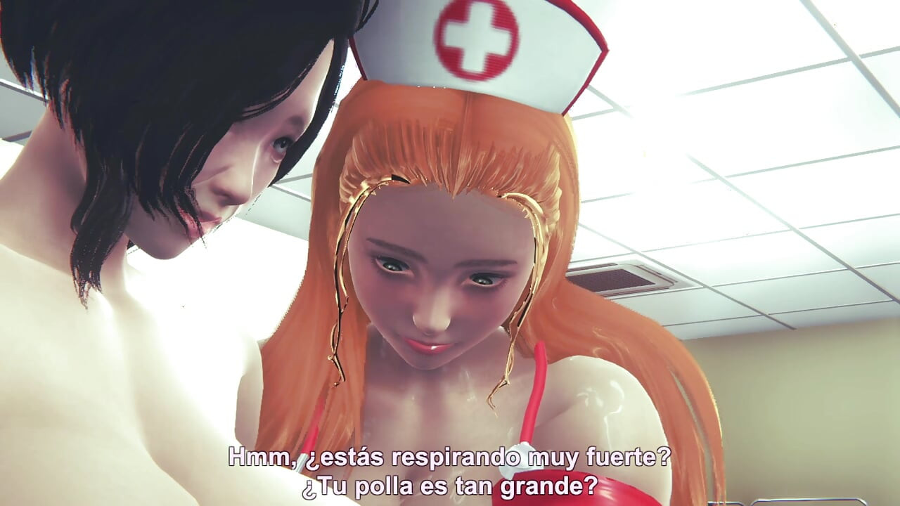 3D ANIMATION - Hot Nurses With Futanari Milf Cum Exam