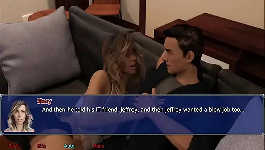 Istri kantor #24 - stacy dientot sama pria-pria di kantor... Jason menyetubuhi stacy di dalam mobil dan orang asing bergabung.